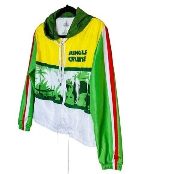 DISNEY Parks Magic Kingdom Jungle Cruise Windbreaker Jacket Adult Size Small - Picture 5 of 11